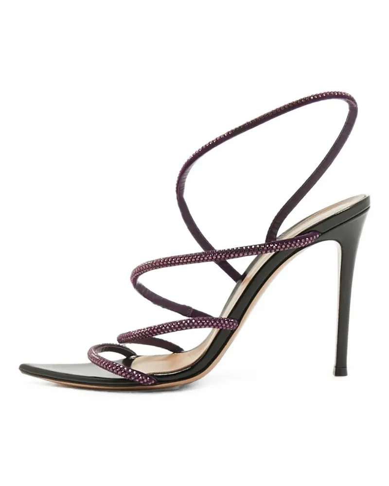 Gianvito Rossi Ettie crystal-embellished sandals - Violett Violett