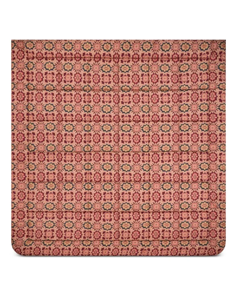 Etro Gestepptes Kissen mit Mosaikmotiv - Rot Rot