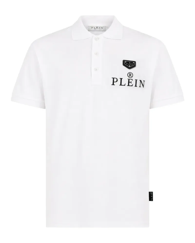 Philipp Plein Poloshirt mit Logo-Stickerei - Weiß Weiß