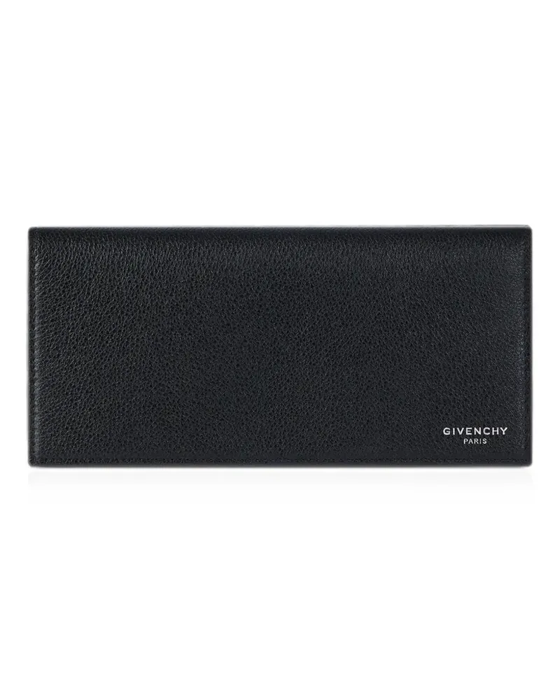 Givenchy Langes Portemonnaie aus gekörntem Leder - Schwarz Schwarz