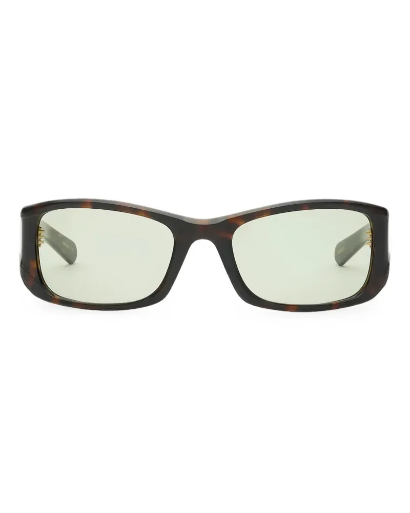 FLATLIST Drift Sonnenbrille mit eckigem Gestell - Braun Braun