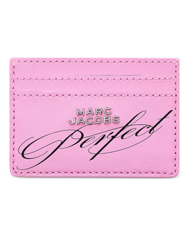 Marc Jacobs Kartenetui mit Logo - Rosa Rosa