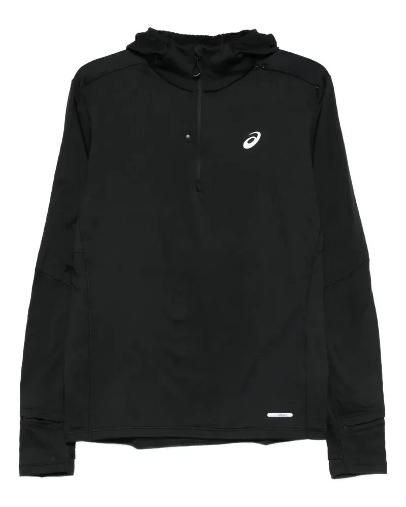 Asics Road Winter Hoodie - Schwarz Schwarz