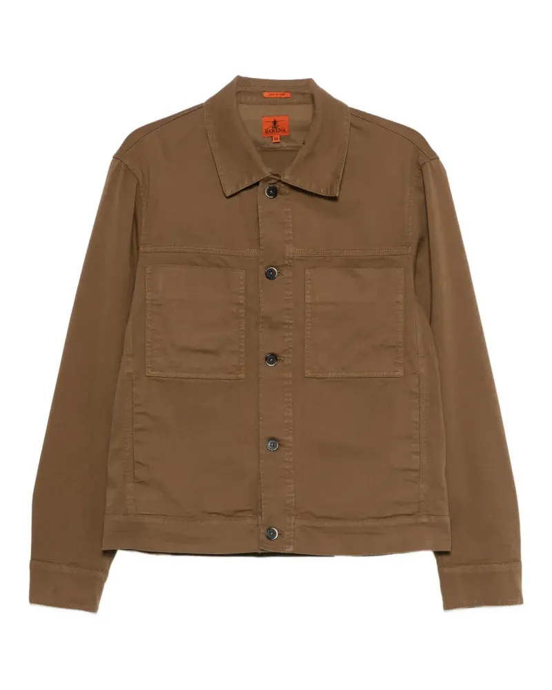 BARENA Jacke mit aufgesetzten Taschen - Braun Braun