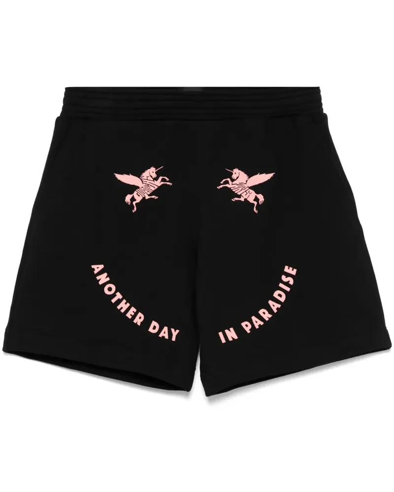 Givenchy Shorts mit Einhorn-Stickerei - Schwarz Schwarz