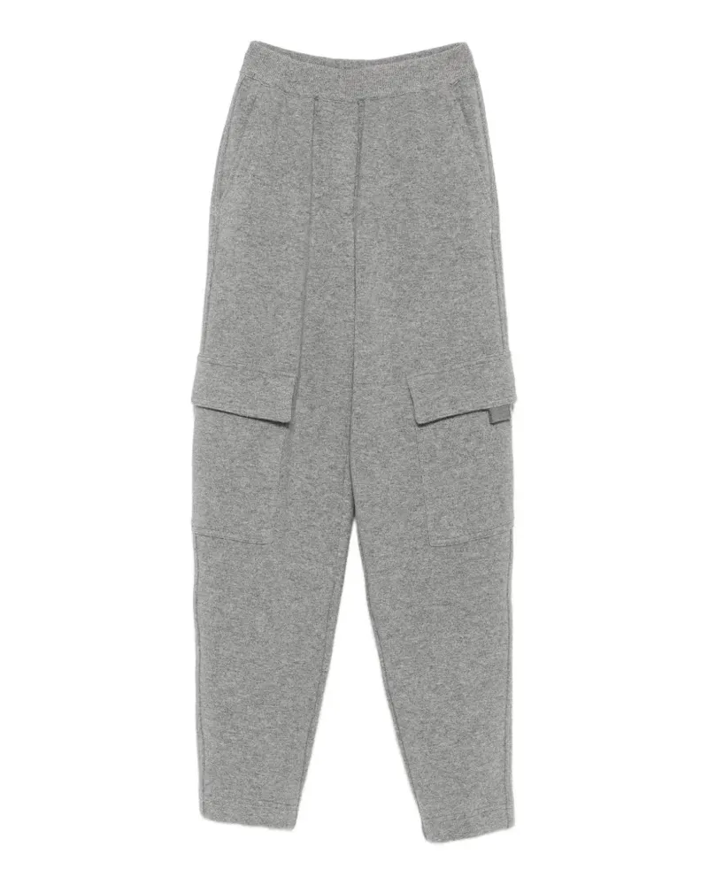Fabiana Filippi elastic-waistband cargo pants - Grau Grau