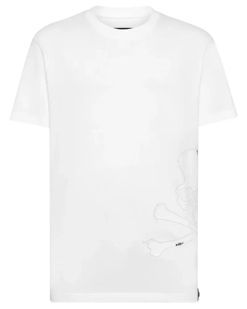 Philipp Plein T-Shirt mit Totenkopf-Print - Weiß Weiß