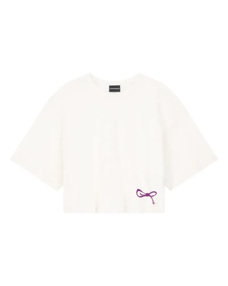 Emporio Armani T-Shirt im Oversized-Look - Weiß Weiß
