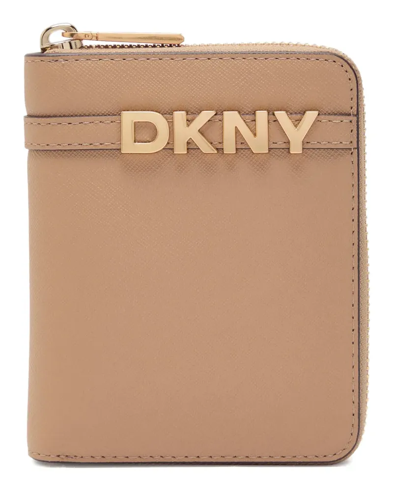 DKNY Portemonnaie mit Logo-Riemen - Nude Nude