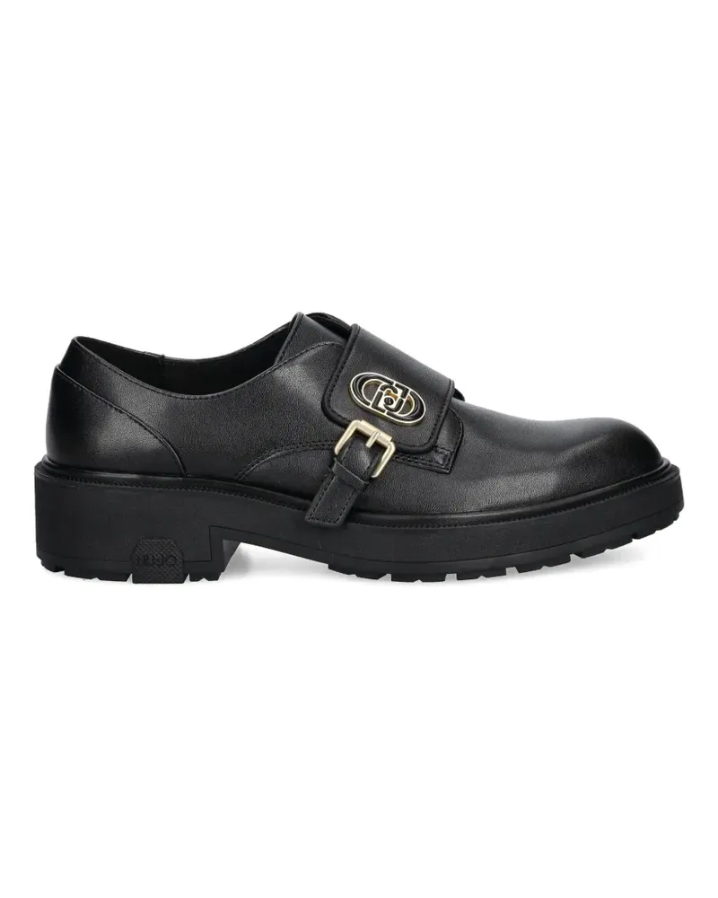Liu Jo buckle strap Monk shoes - Schwarz Schwarz