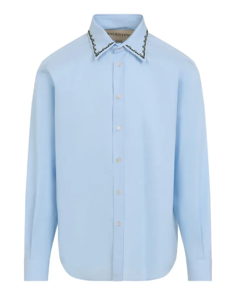 Valentino Garavani beaded shirt - Blau Blau