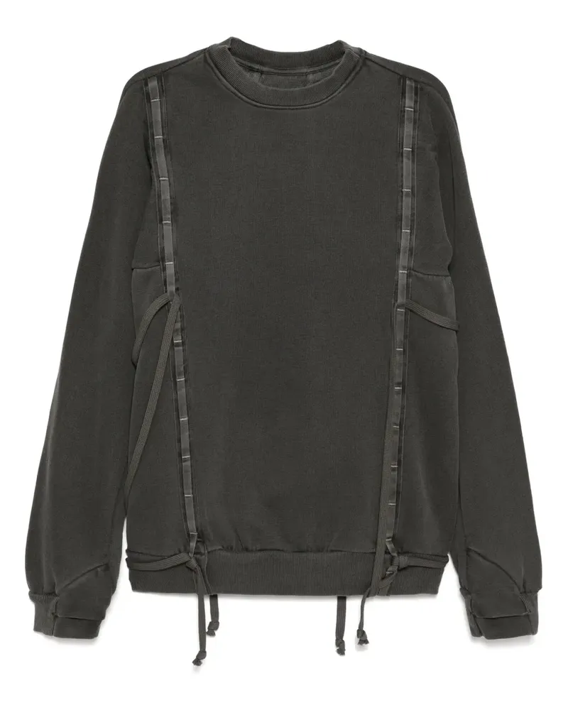 Boris Bidjan Saberi Langärmeliger Pullover - Grau Grau