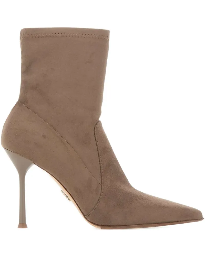 Sergio Levantesi 10mm Meets56 pointed ankle boots - Braun Braun