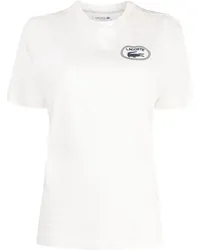 Lacoste T-Shirt mit Print Weiß