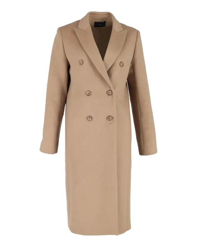 Joseph double-breasted wool coat - Nude Nude