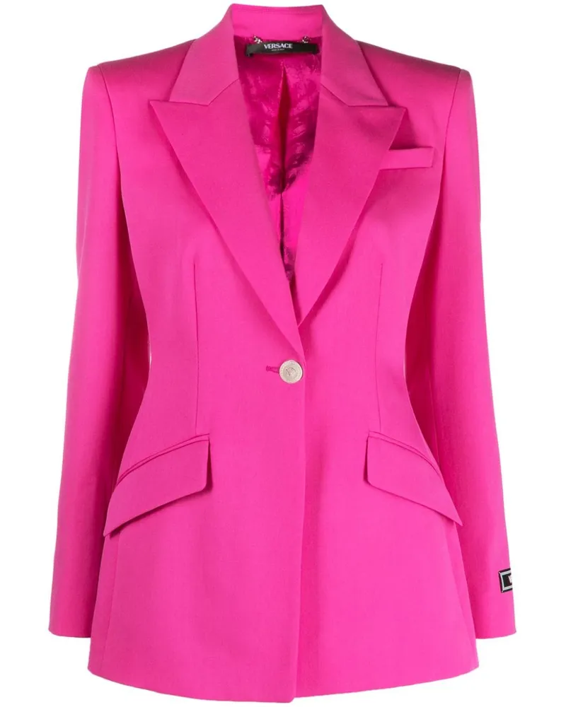Versace Einreihiger Blazer - Rosa Rosa