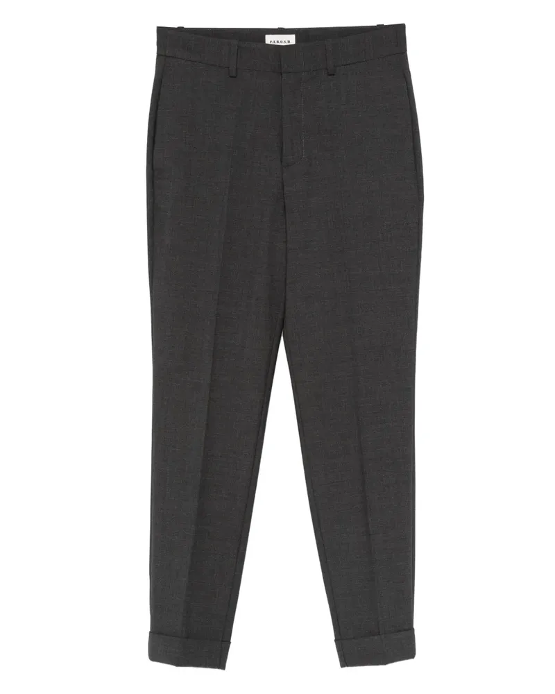 P.A.R.O.S.H. P.A.R.O H. Hose mit Umschlag - Grau Grau