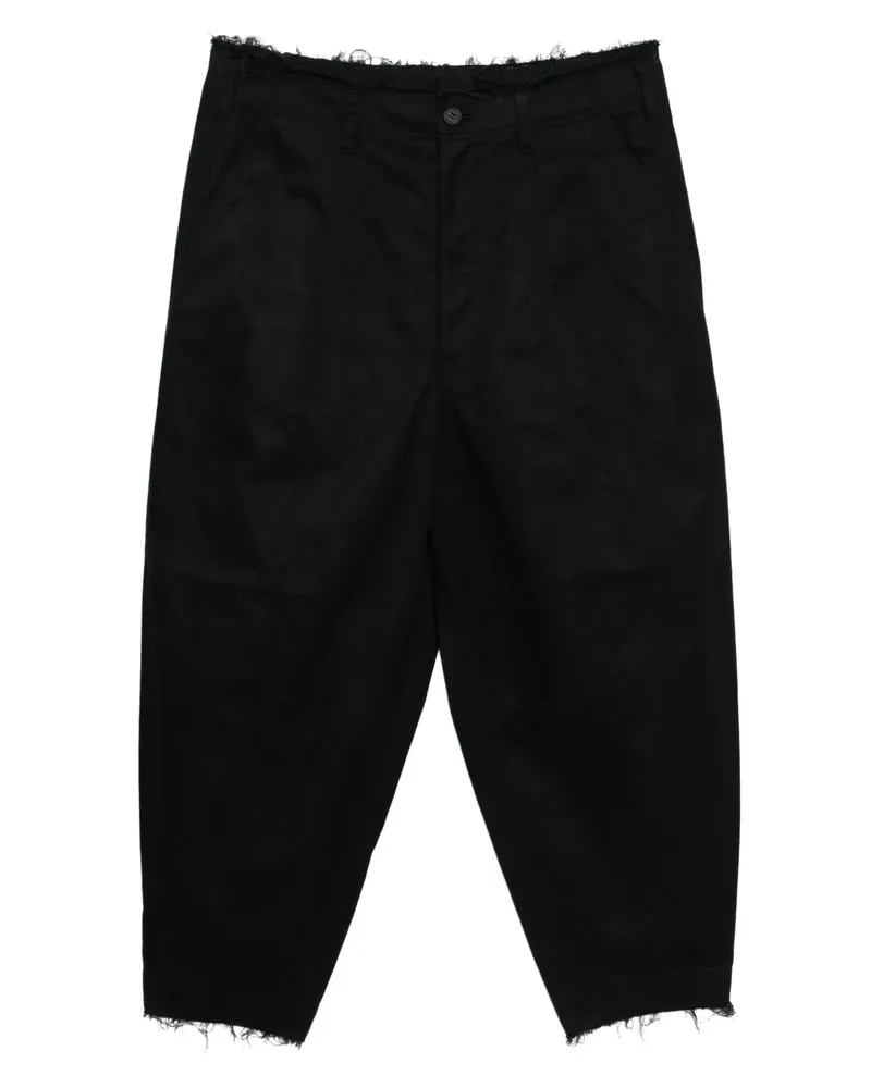 Comme des Garçons Klassische Tapered-Hose - Schwarz Schwarz