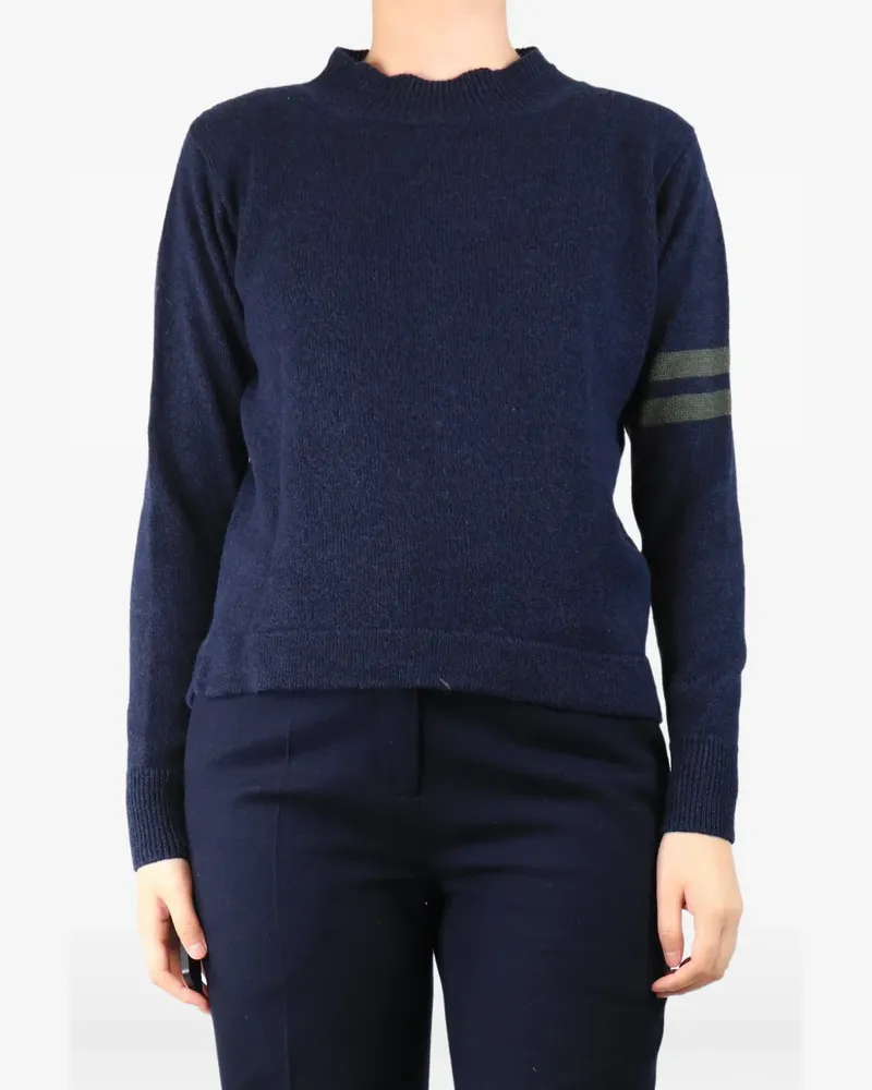 Margaret Howell mock-neck sweater - Blau Blau