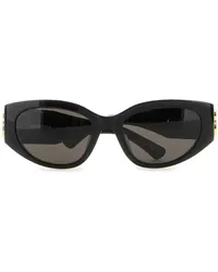 Balenciaga Cat-Eye-Sonnenbrille mit Logo-Schild Schwarz