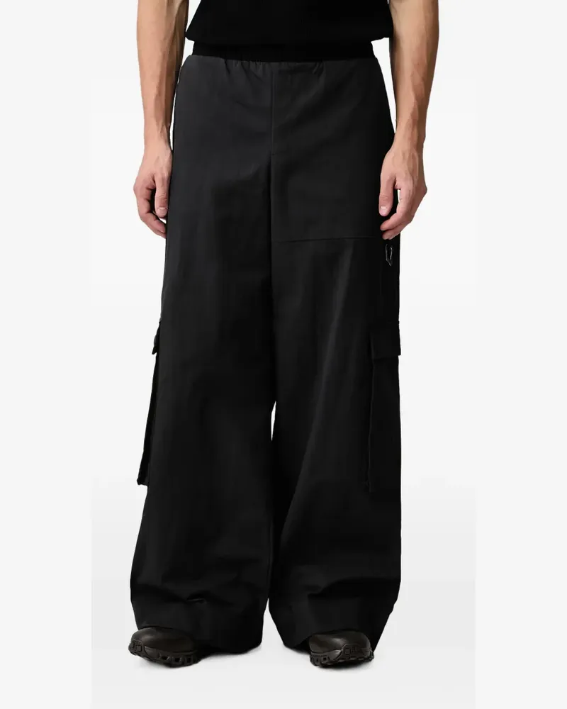 Heliot Emil carabiner-detail cargo pants - Schwarz Schwarz