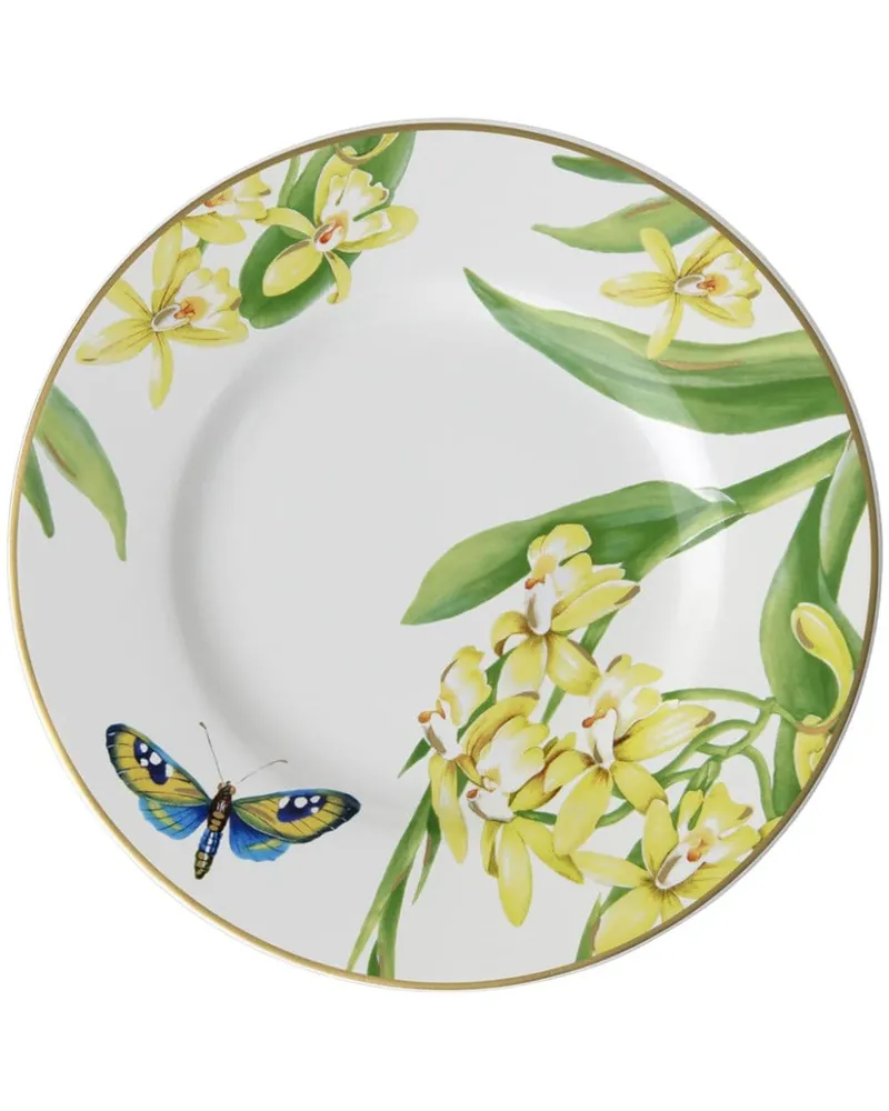 Villeroy & Boch Amazonia Anmut Frühstücksteller aus Porzellan (6er-Set) - Weiß Weiß