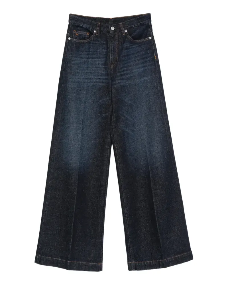 nine:inthe:morning Nadia Wide-Leg-Jeans - Blau Blau