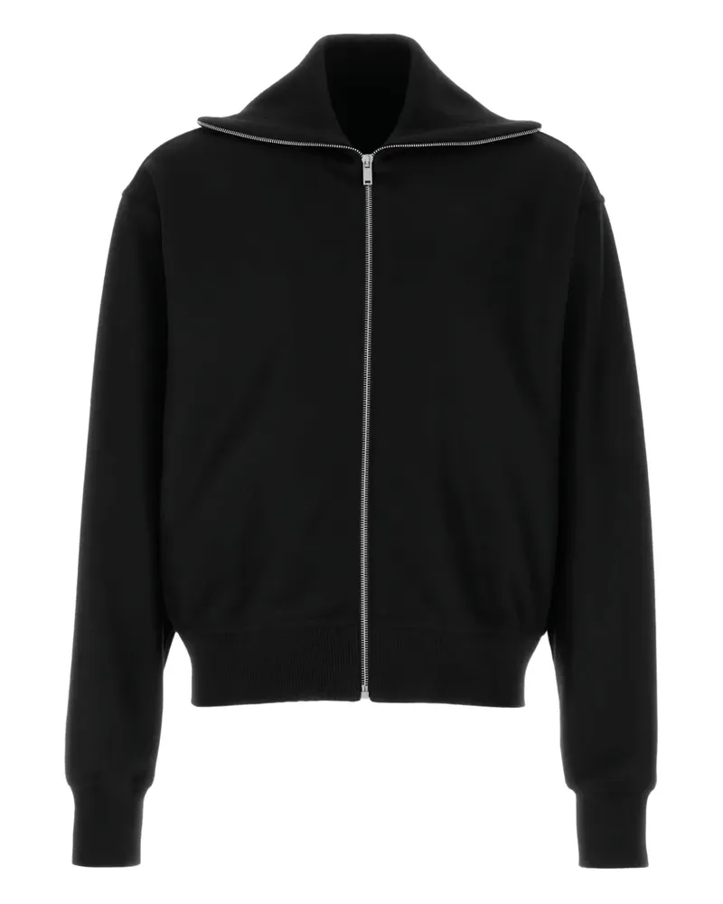 Jil Sander zip-up wool cardigan - Schwarz Schwarz