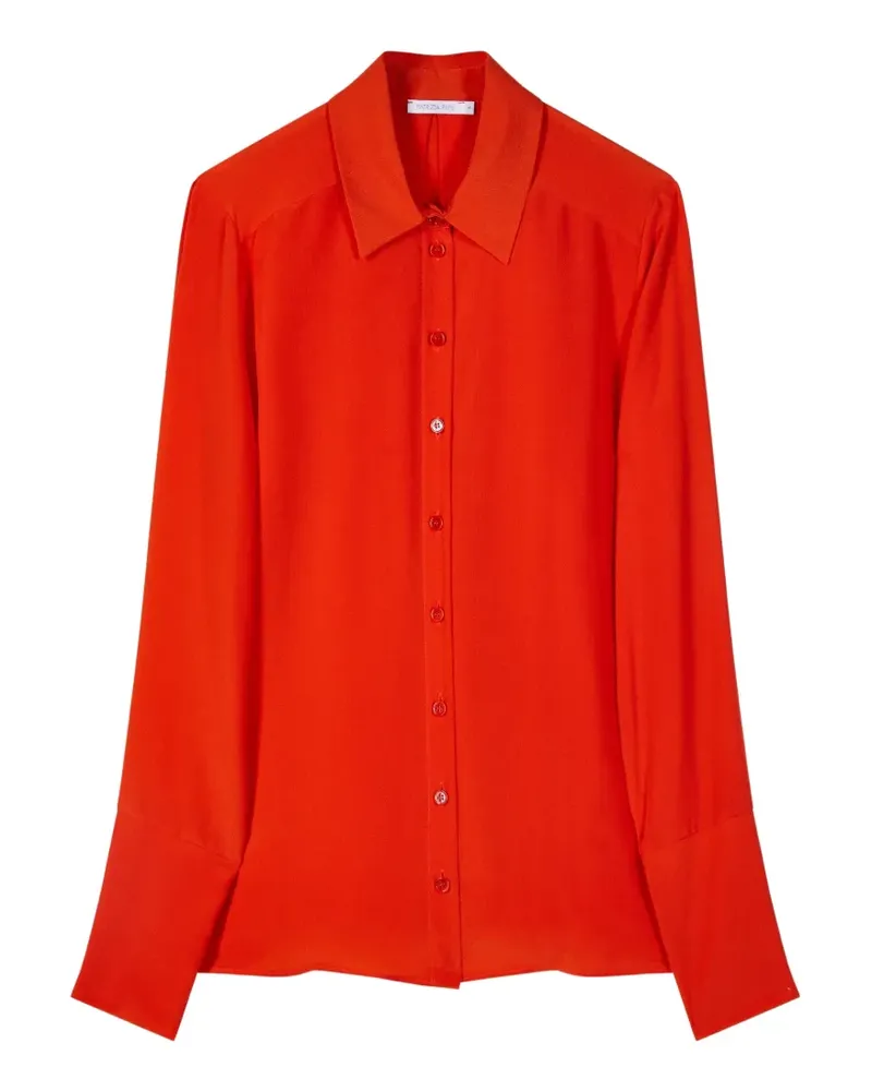 Patrizia Pepe button-up long-sleeve shirt - Rot Rot