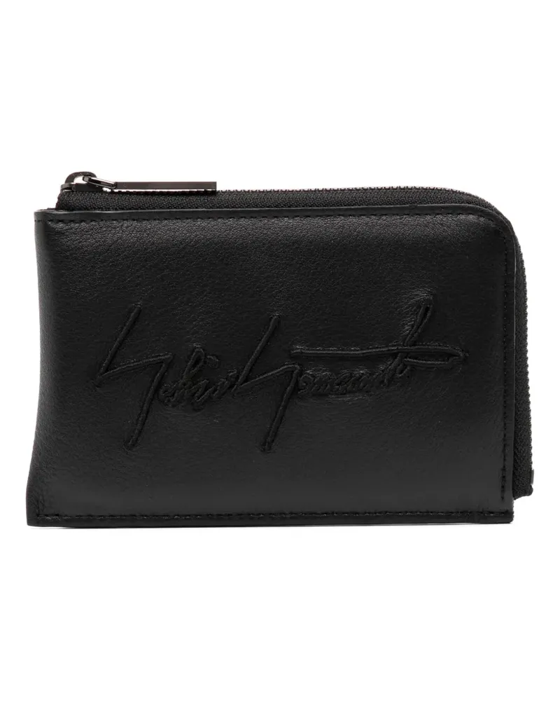 Yohji Yamamoto Signature Portemonnaie - Schwarz Schwarz