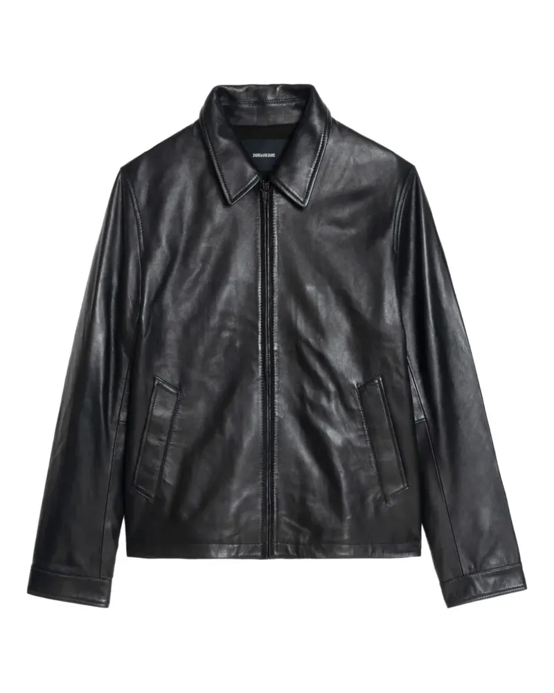 Zadig & Voltaire Loumy Lederjacke - Schwarz Schwarz