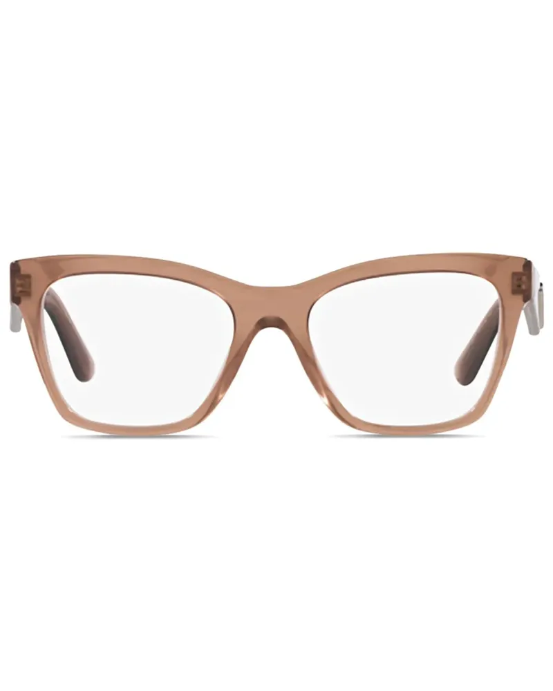 Dolce & Gabbana Brille mit eckigem Gestell - Braun Braun