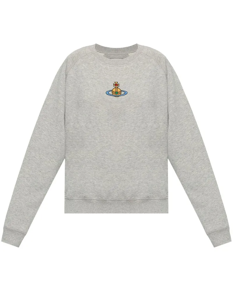 Vivienne Westwood Pullover mit Orb-Stickerei - Grau Grau