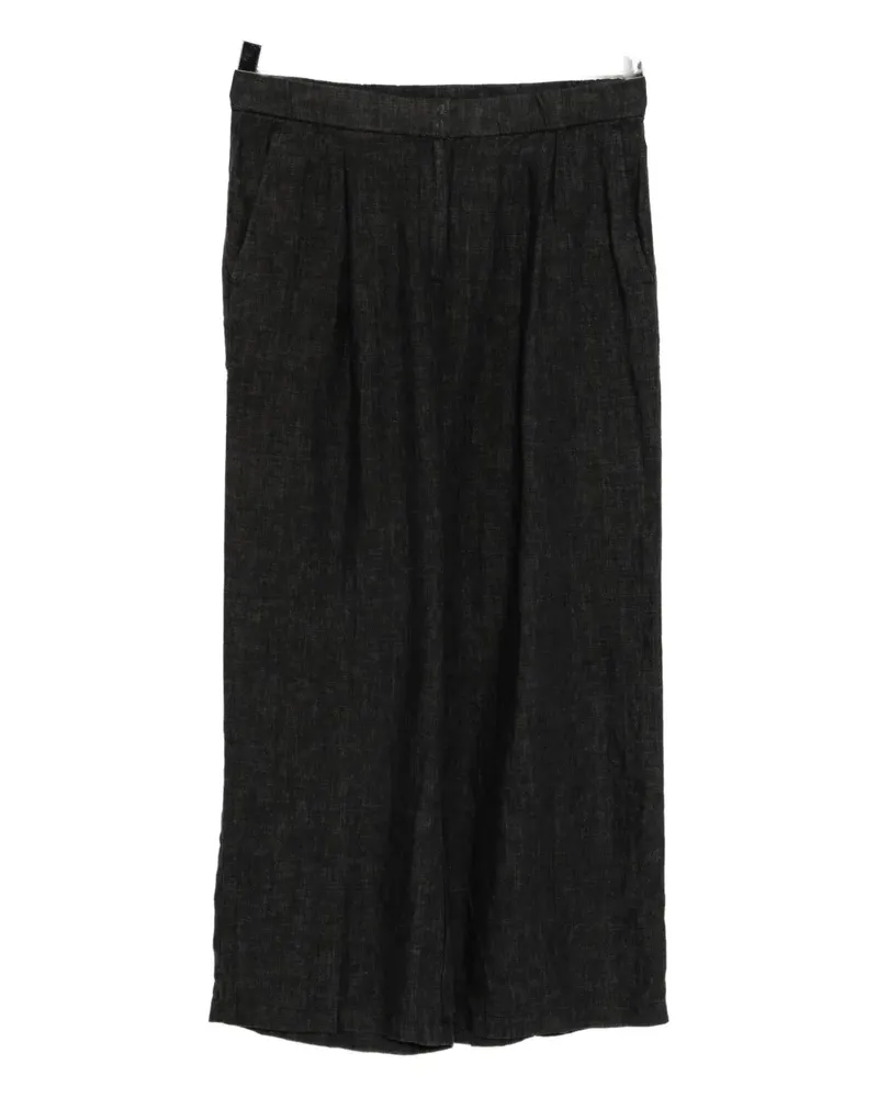 Eileen Fisher linen wide-leg trousers - Grau Grau