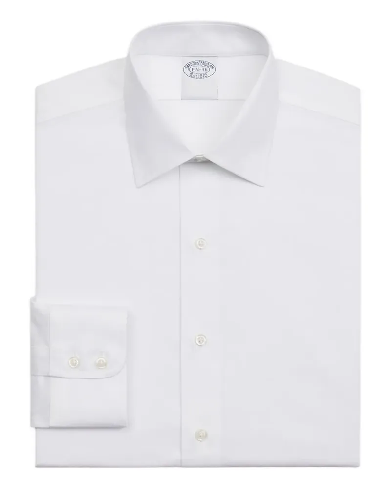 Brooks Brothers Langärmeliges Hemd - Weiß Weiß