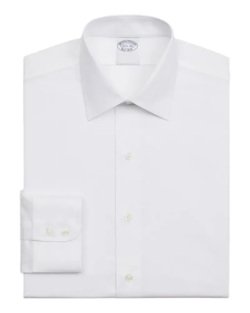 Brooks Brothers Langärmeliges Hemd - Weiß Weiß