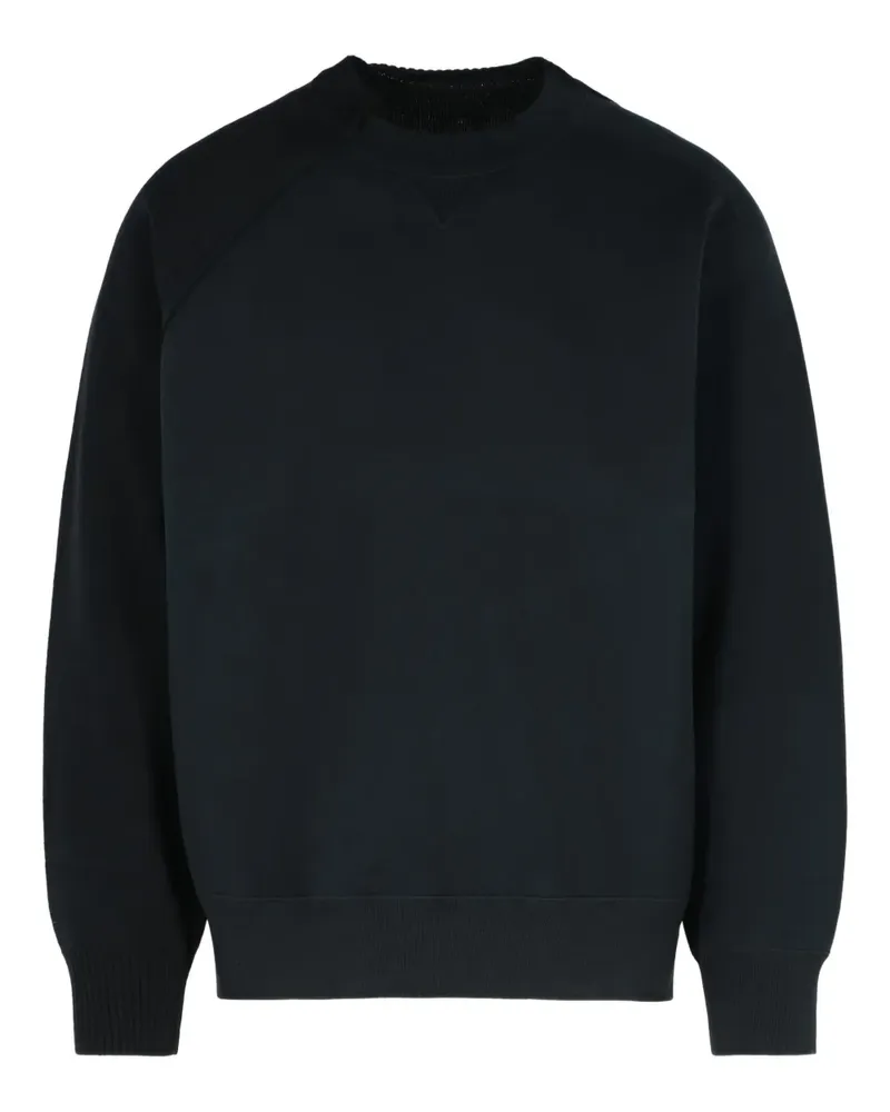 Sacai Sweatshirt mit Einsätzen - Schwarz Schwarz