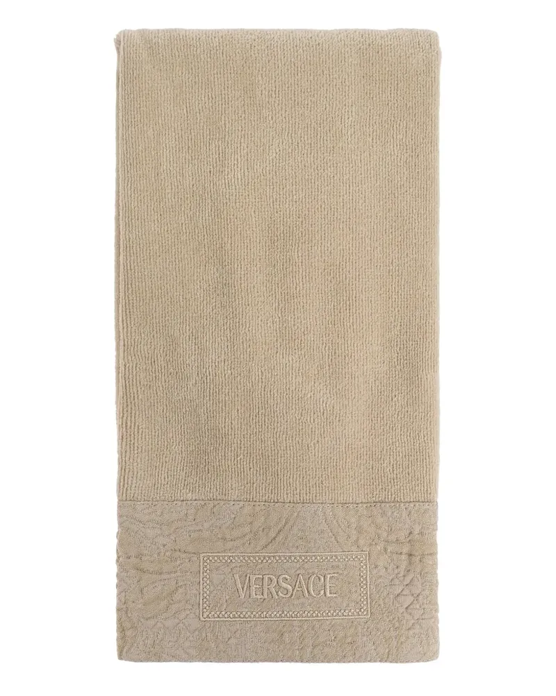 Versace Badetücher mit Logo-Prägung (5er-Set) - Nude Nude