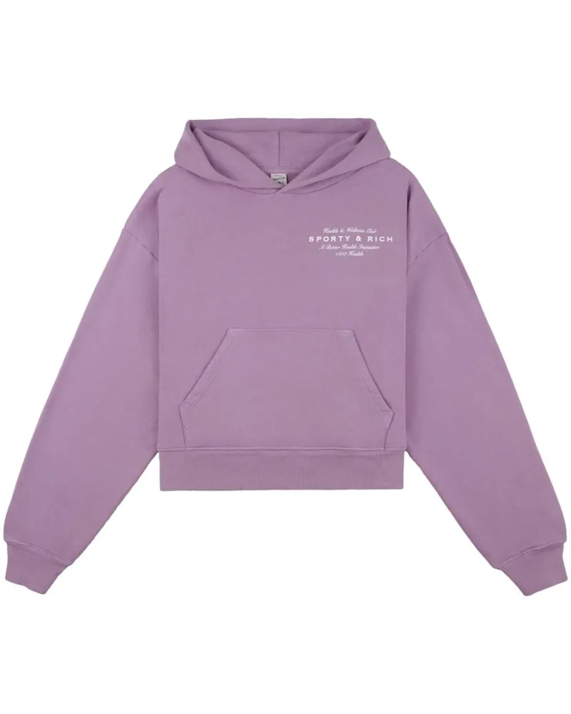 SPORTY & RICH Health Initiative Kapuzenpullover - Violett Violett