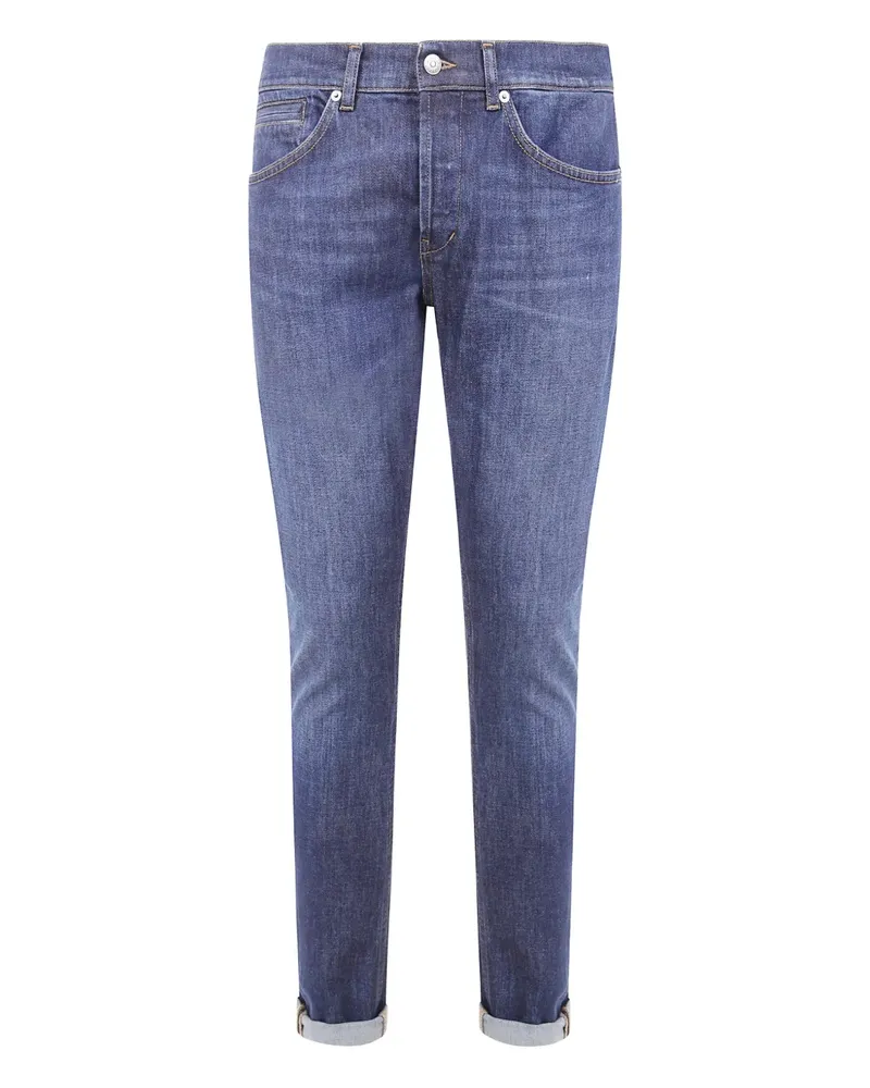 Dondup Jeans mit Umschlag - Blau Blau
