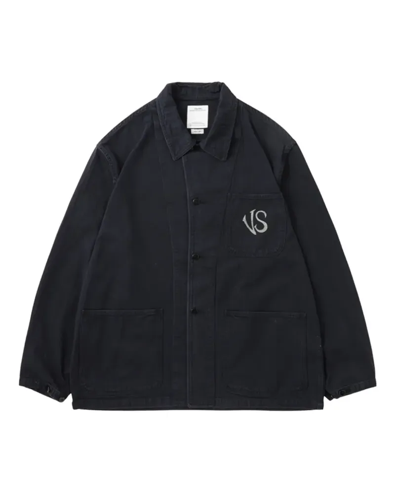 Visvim Tiger Man Jacke mit Stickerei - Blau Blau