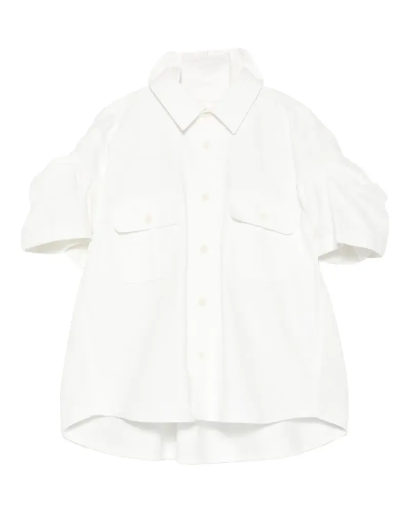 Sacai Hemd mit Brusttaschen - Nude Nude