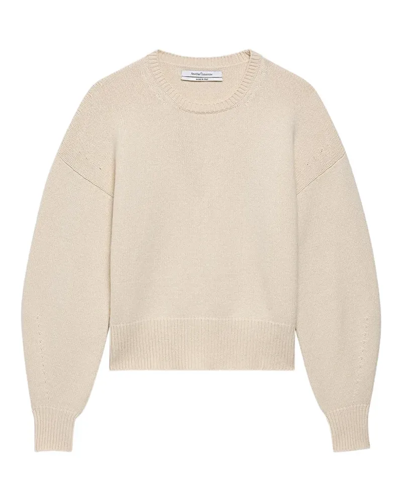Another Tomorrow cashmere-knit sweater - Nude Nude
