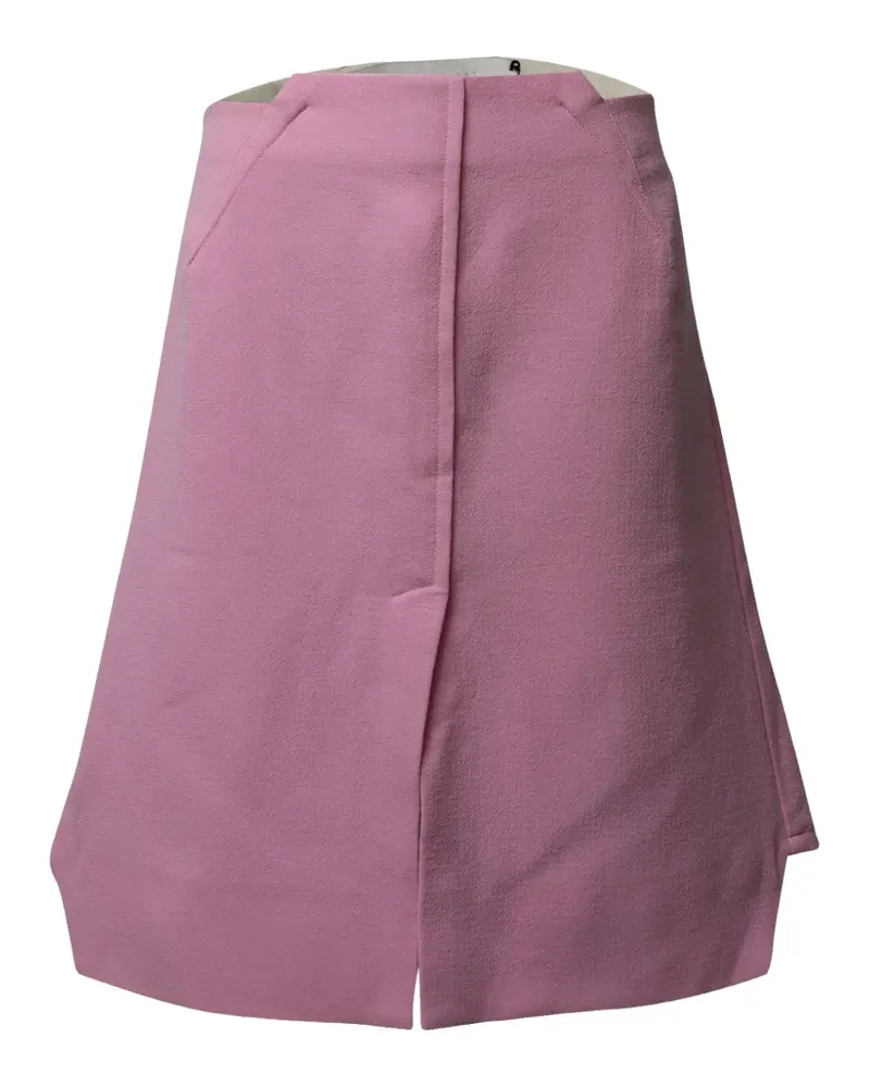 Roland Mouret Hagen wool skirt - Rosa Rosa
