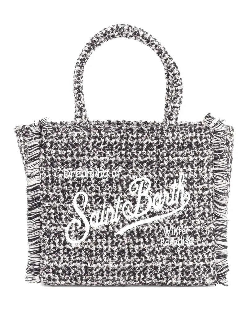 MC2 Saint Barth fringed-detail tote bag - Schwarz Schwarz