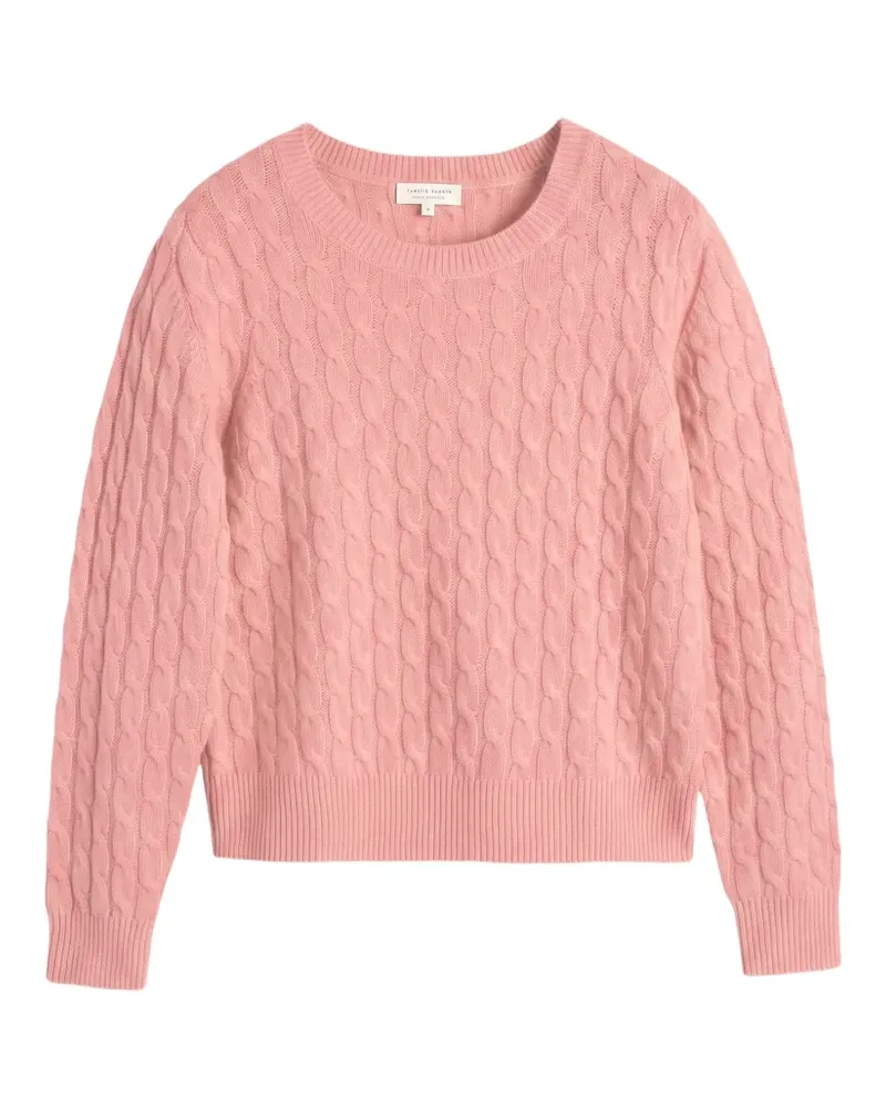 Chinti & Parker cable-knit cashmere sweater - Rosa Rosa