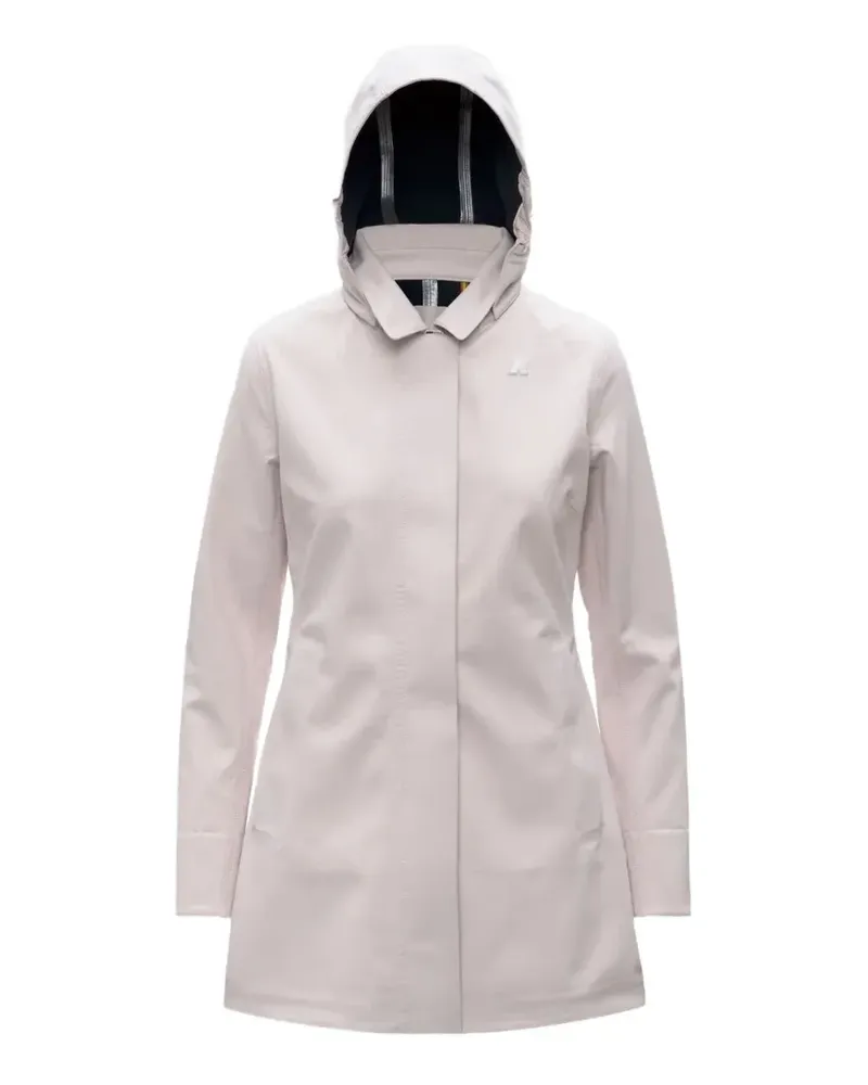 K-Way Mathy Bonded Kapuzenjacke - Nude Nude