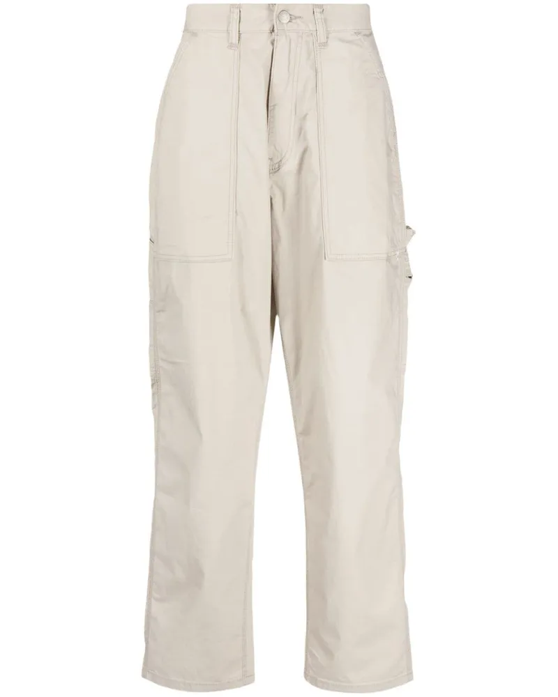 Izzue Cargohose mit Logo-Patch Nude