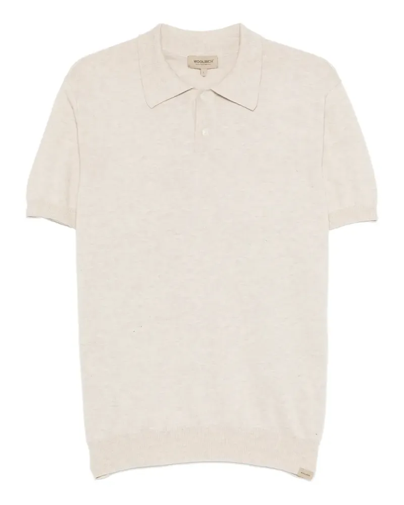 Woolrich buttoned polo shirt - Nude Nude