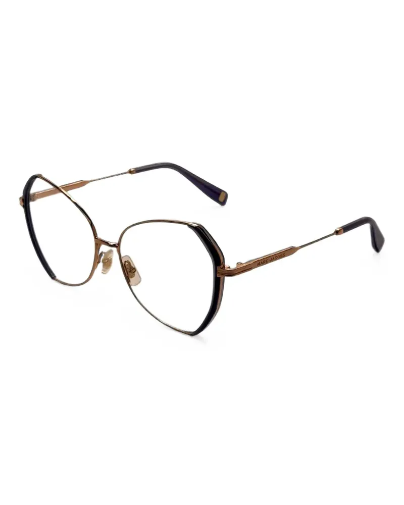 Marc Jacobs Runway Sonnenbrille mit geometrischem Gestell - Gold Gold